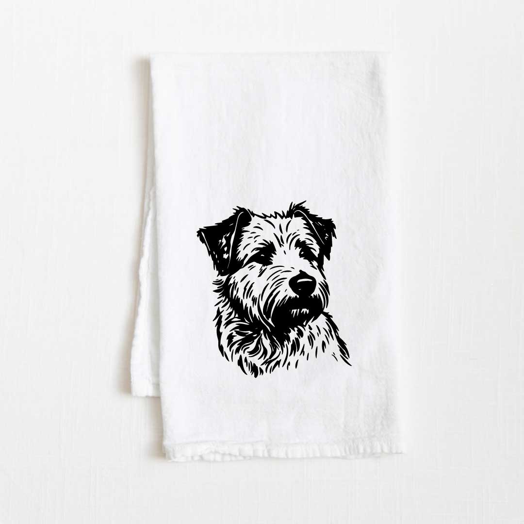 Glen of Imaal Terrier Dog Flour Sack Kitchen Towel - 36" x 32"