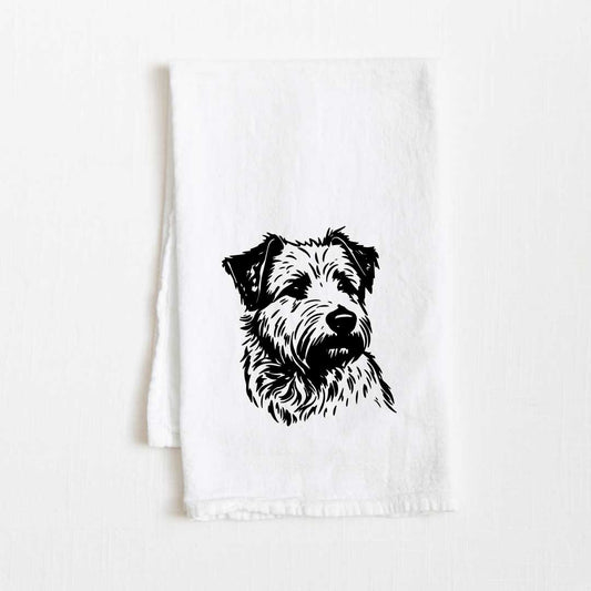 Glen of Imaal Terrier Dog Flour Sack Kitchen Towel - 36" x 32"