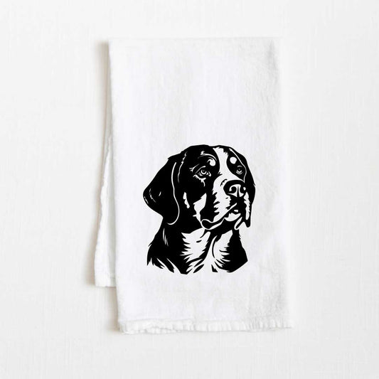 Greater Swiss Mountain Dog Dog Flour Sack Kitchen Towel - 36" x 32"