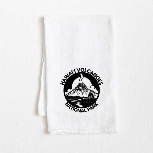 Hawai’i Volcanoes National Park Flour Sack Kitchen Towel - 36” x 32”