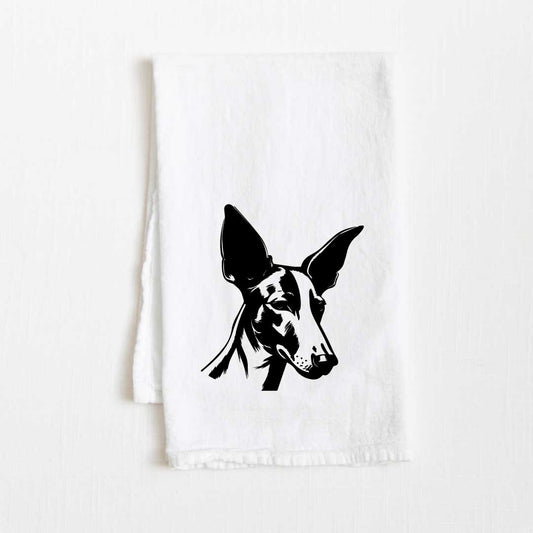 Ibizan Hound Dog Flour Sack Kitchen Towel - 36" x 32"