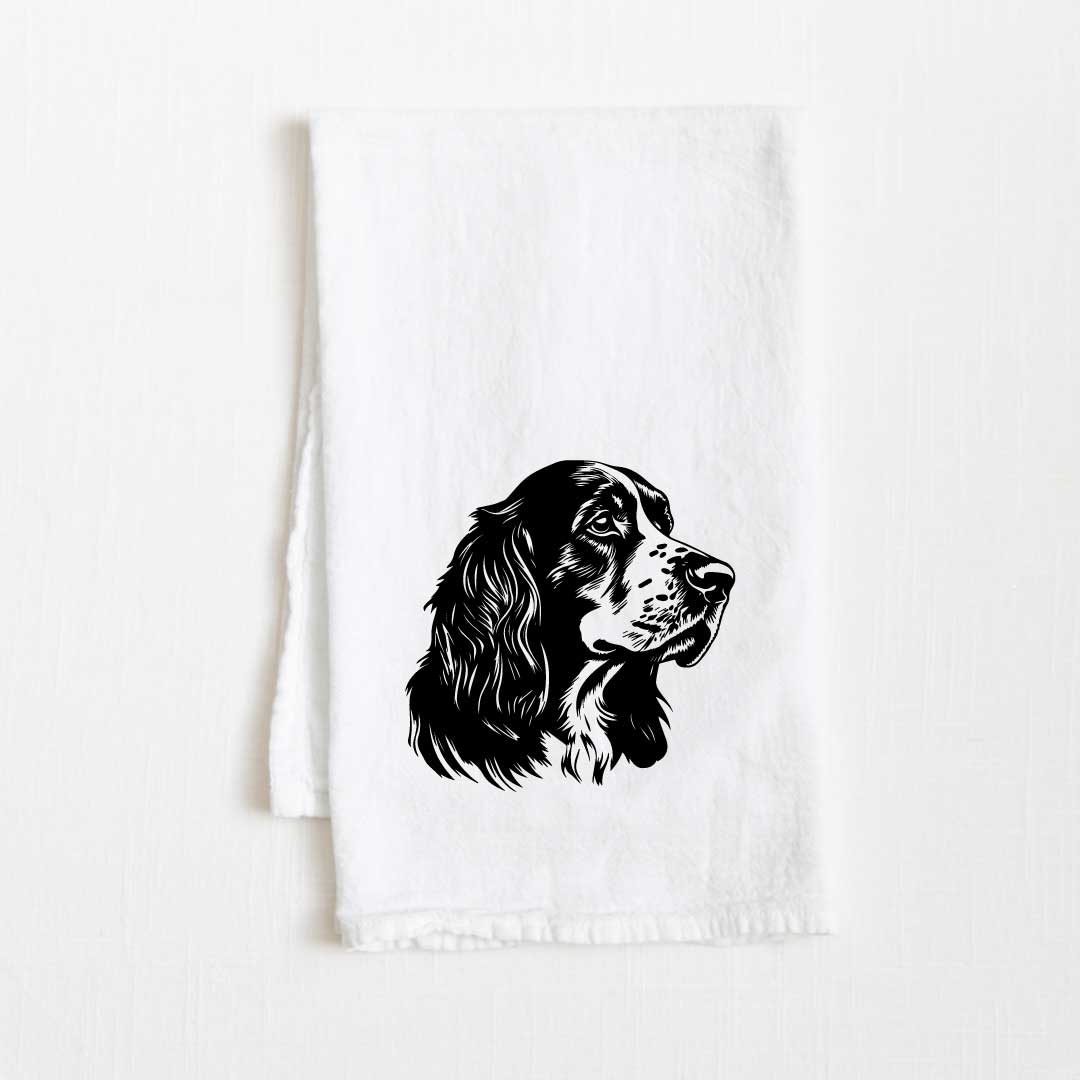 Irish Red and White Setter Dog Flour Sack Kitchen Towel - 36" x 32"