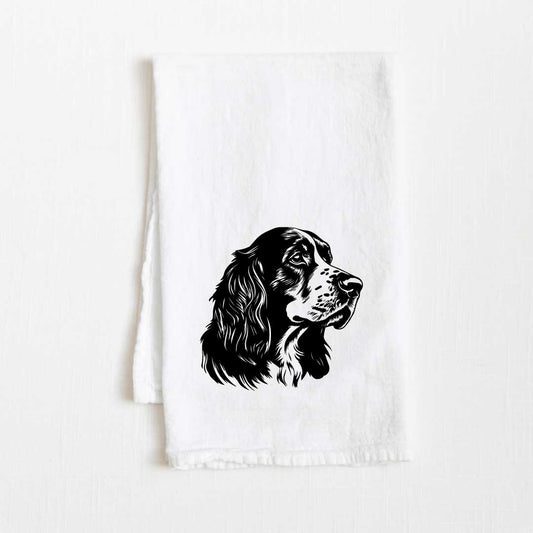 Irish Red and White Setter Dog Flour Sack Kitchen Towel - 36" x 32"