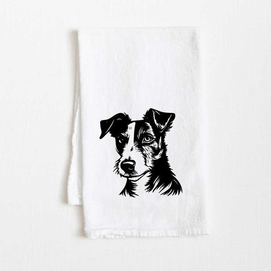Jack Russel Terrier Dog Flour Sack Kitchen Towel - 36" x 32"