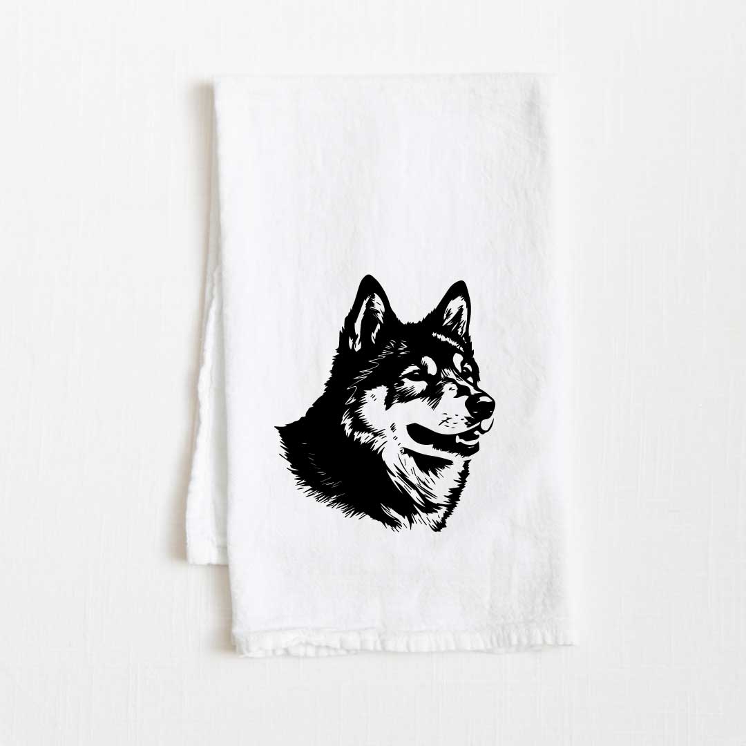 Japanese Akita Dog Flour Sack Kitchen Towel - 36" x 32"