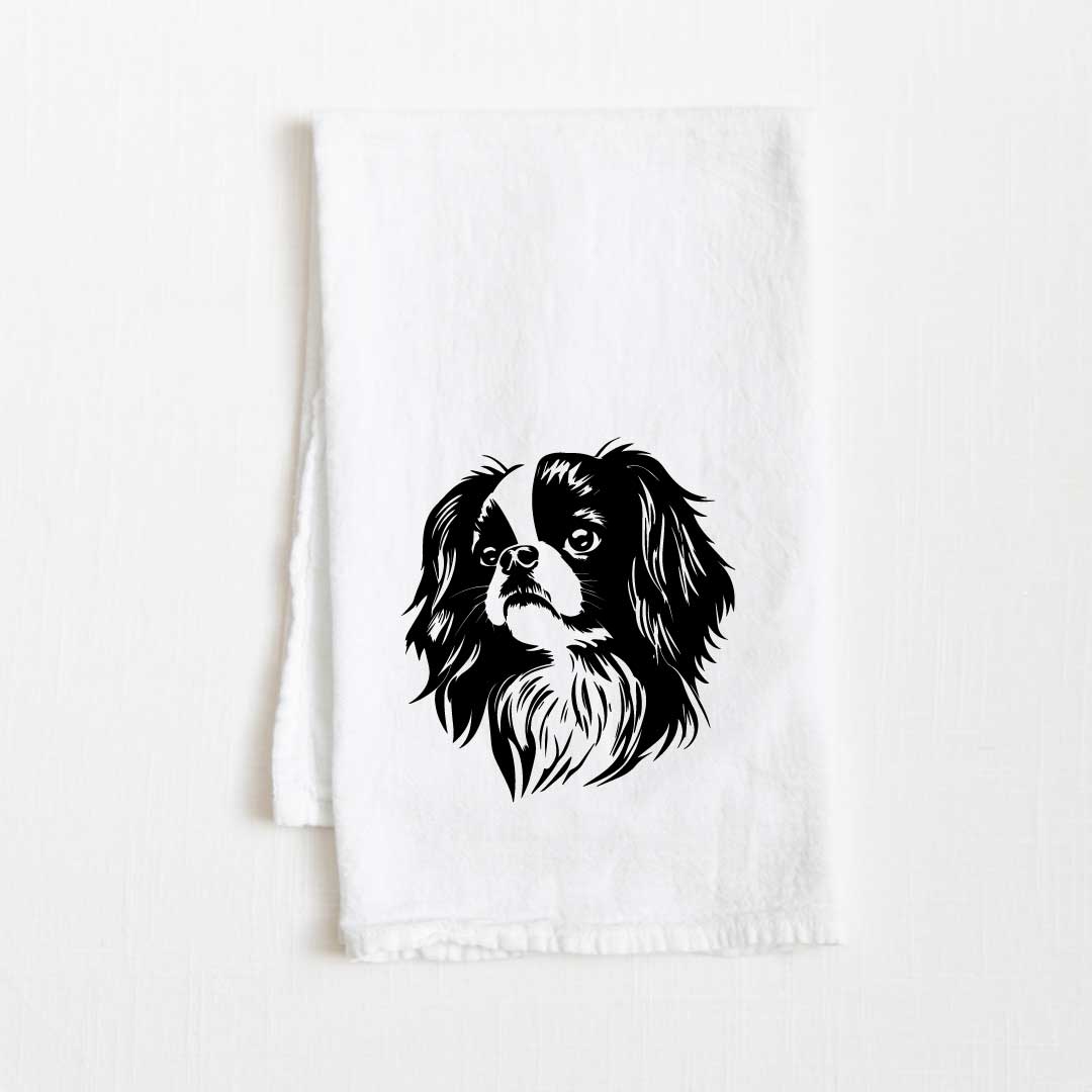 Japanese Chin Dog Flour Sack Kitchen Towel - 36" x 32"