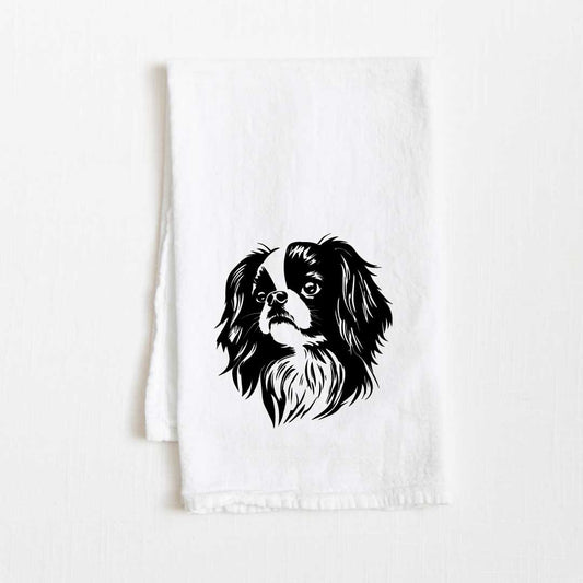 Japanese Chin Dog Flour Sack Kitchen Towel - 36" x 32"