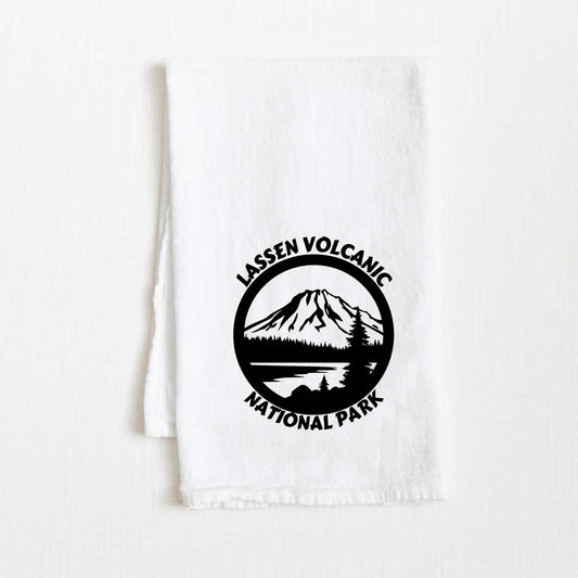 Lassen Volcanic National Park Flour Sack Kitchen Towel - 36” x 32”