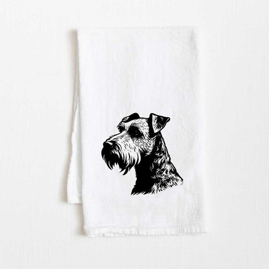 Lakeland Terrier Dog Flour Sack Kitchen Towel - 36" x 32"