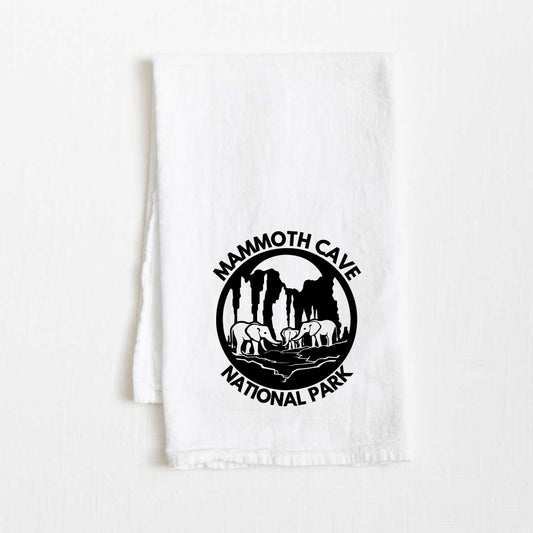 Mammoth Cave National Park Flour Sack Kitchen Towel - 36” x 32”