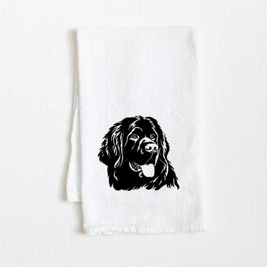 Newfoundland Dog Flour Sack Kitchen Towel - 36" x 32"