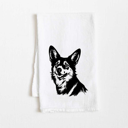 Nowegian Lundehund Dog Flour Sack Kitchen Towel - 36" x 32"
