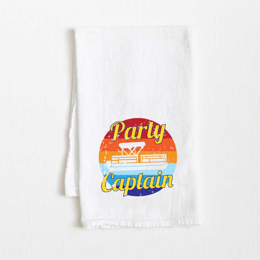 Party Captain Flour Sack Kitchen Towel - 36” x 32”