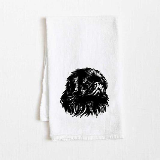 Pekingese Dog Flour Sack Kitchen Towel - 36" x 32"