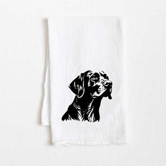 Pointer Dog Flour Sack Kitchen Towel - 36" x 32"