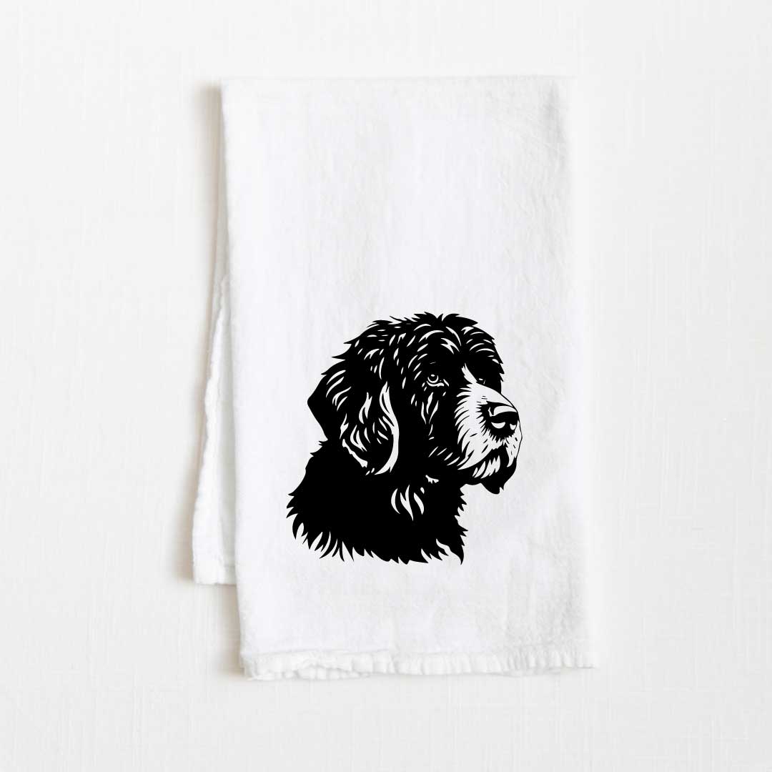 Portuguese Water Dog Flour Sack Kitchen Towel - 36" x 32"