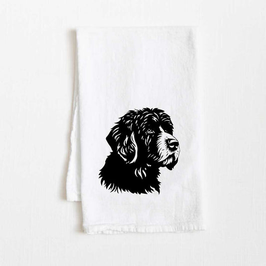 Portuguese Water Dog Flour Sack Kitchen Towel - 36" x 32"