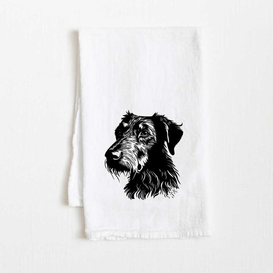 Scottish Deerhound Dog Flour Sack Kitchen Towel - 36" x 32"