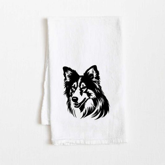 Shetland Sheepdog Flour Sack Kitchen Towel - 36" x 32"