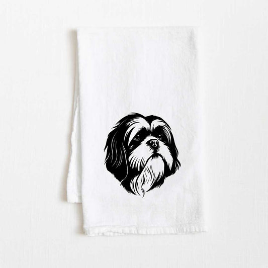 Shih Tzu Dog Flour Sack Kitchen Towel - 36" x 32"