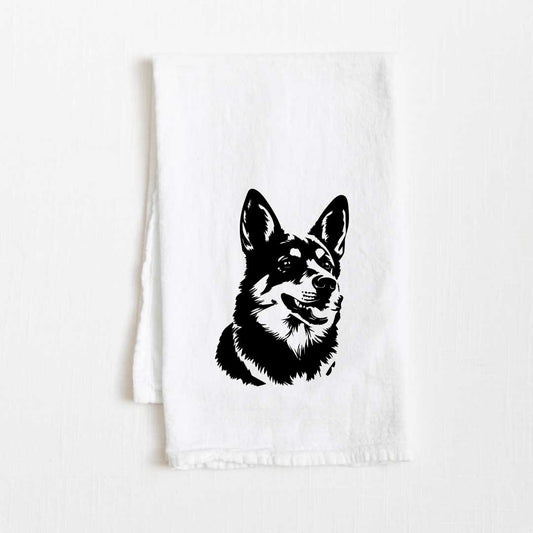 Swedish Vallhund Dog Flour Sack Kitchen Towel - 36" x 32"