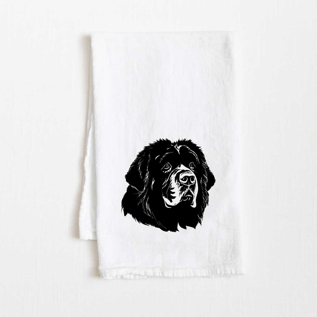 Tibetan Mastiff Dog Flour Sack Kitchen Towel - 36" x 32"