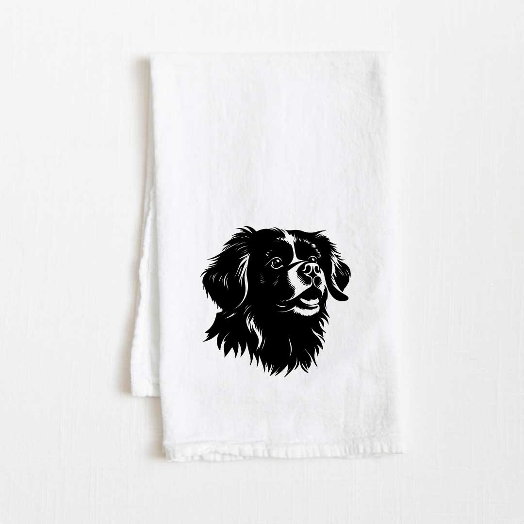 Tibetan Spaniel Dog Flour Sack Kitchen Towel - 36" x 32"