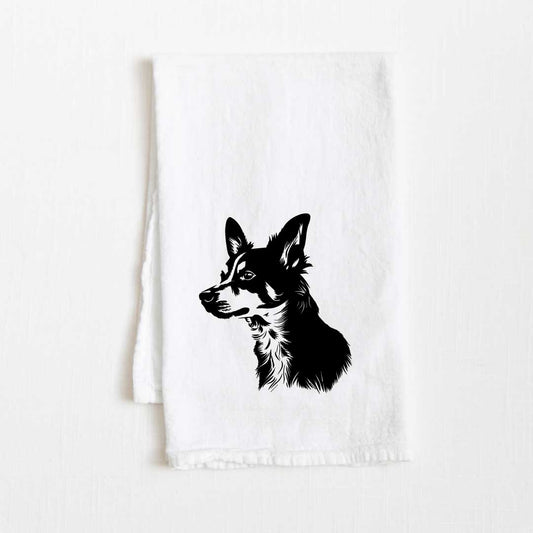 Toy Fox Terrier Dog Flour Sack Kitchen Towel - 36" x 32"