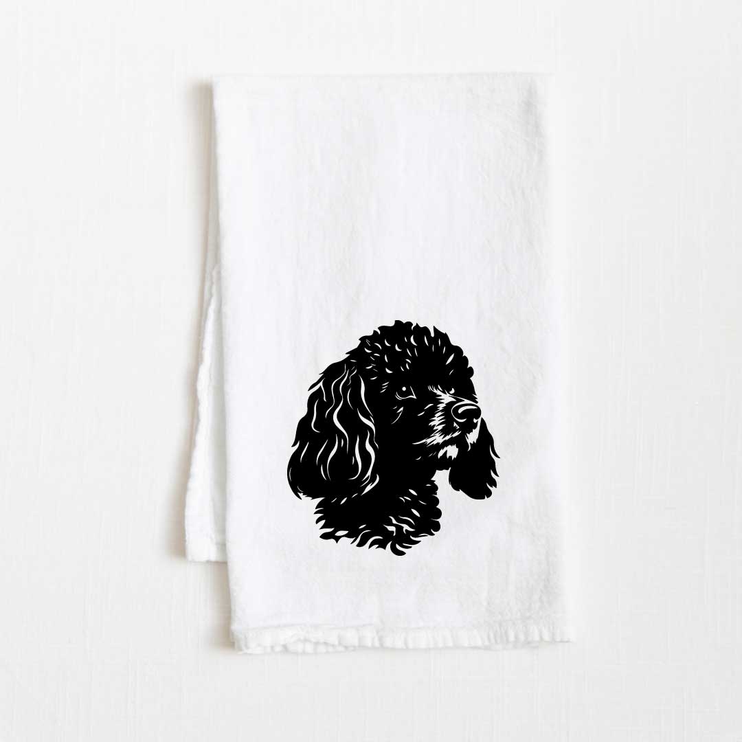 Toy Poodle Dog Flour Sack Kitchen Towel - 36" x 32"