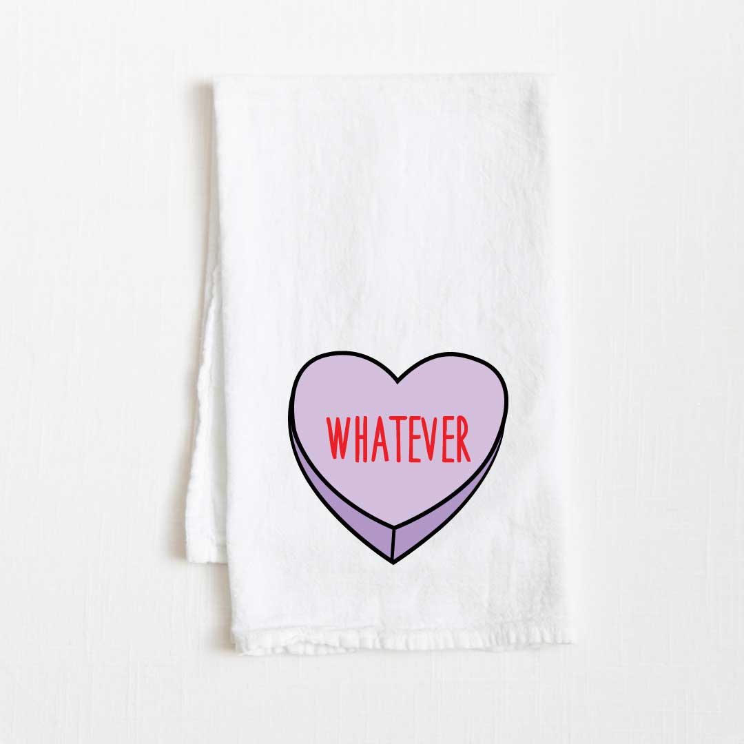 Whatever Sweetheart Flour Sack Kitchen Towel - 36” x 32”