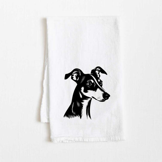 Whippet Dog Flour Sack Kitchen Towel - 36" x 32"